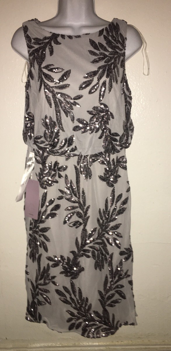 js collection sequin dress Kim Gown With Sequin Sleeve