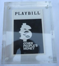 Broadway Theatre Plastic Paperweight Other's People's Money
