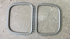 1928 1929 Model A Ford Coupe Quarter Window Garnish Moldings Original Pair