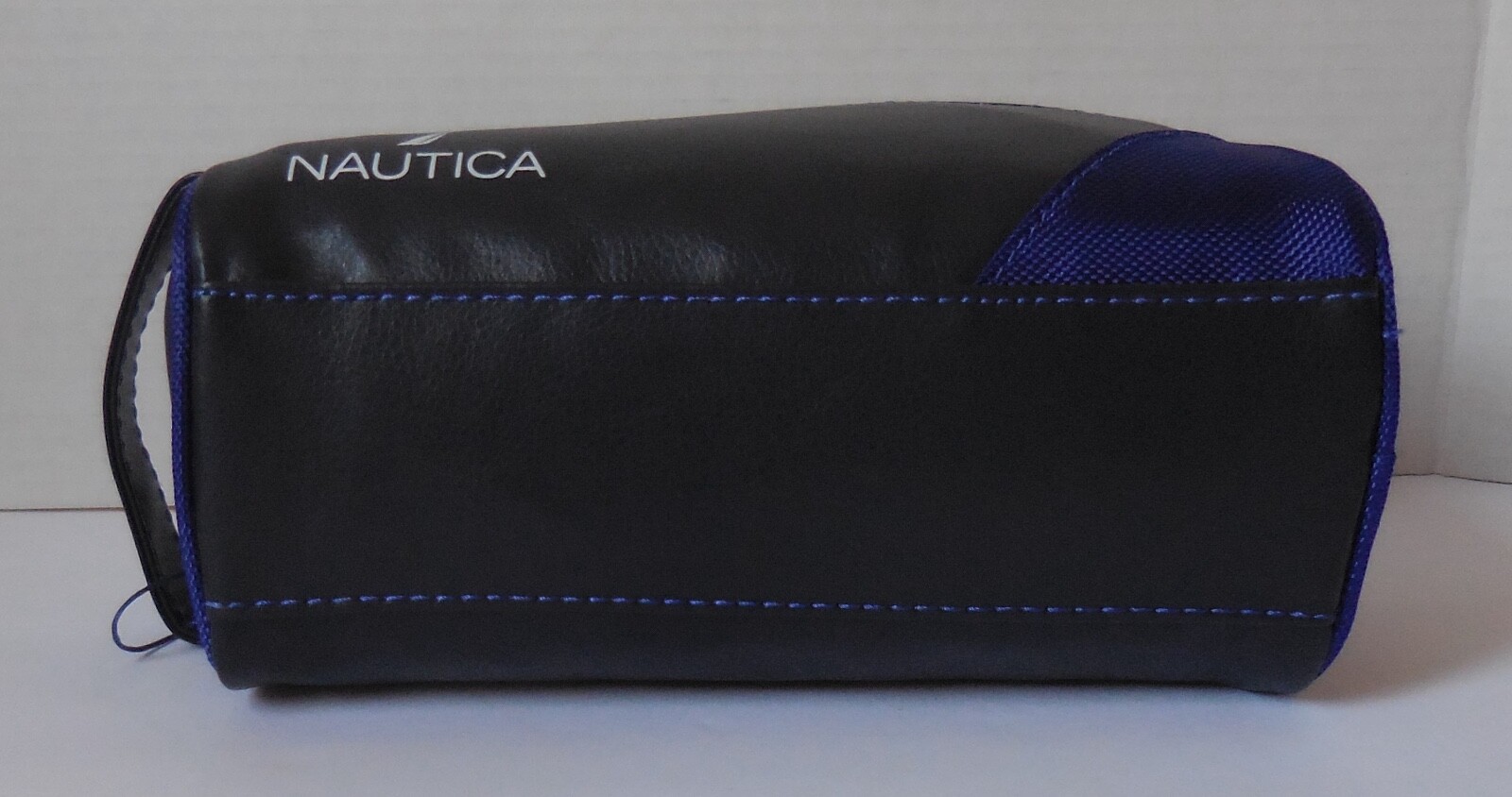 Nautica Top Zip Travel Kit Toiletry Bag Organizer Mens Navy/Royal Small