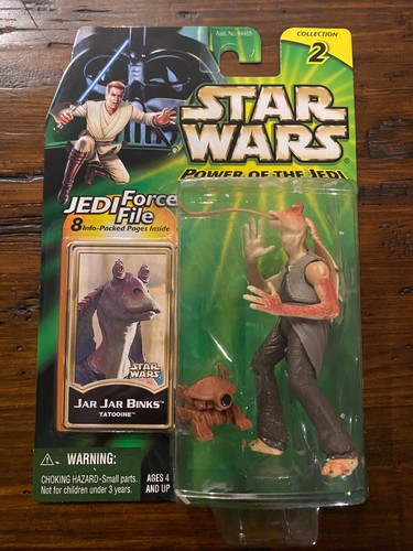 2000 STAR WARS POTJ JAR JAR BINKS (Tatooine) Figur ungeöffnet