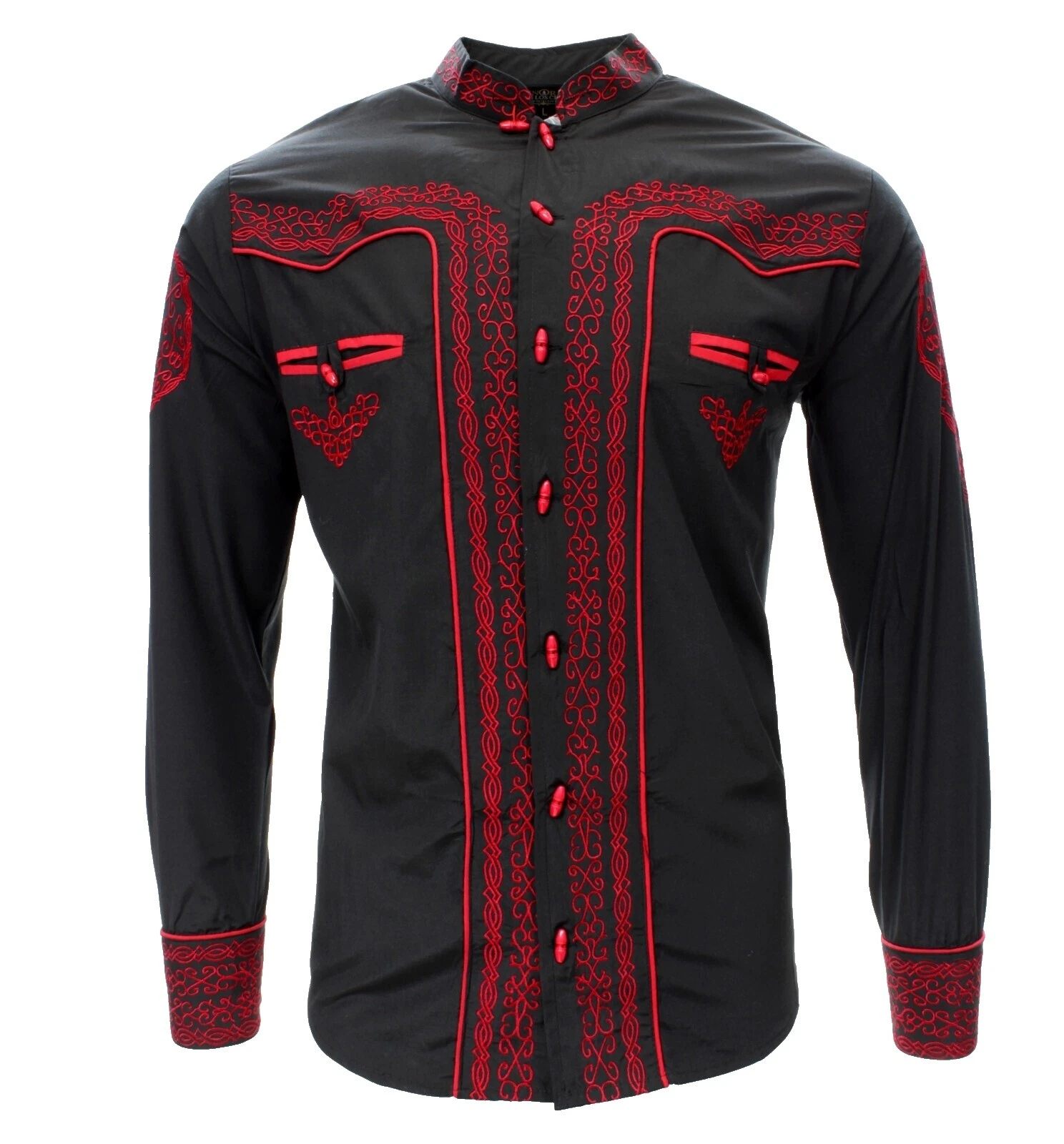 Solid Western Casual Button-Down Shirts for Men