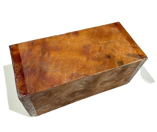 Madera de alcanfor Burl torneado en blanco 2-5/8" x 2-5/8" x 5-5/8" (b33) seca - Imagen 6 de 7