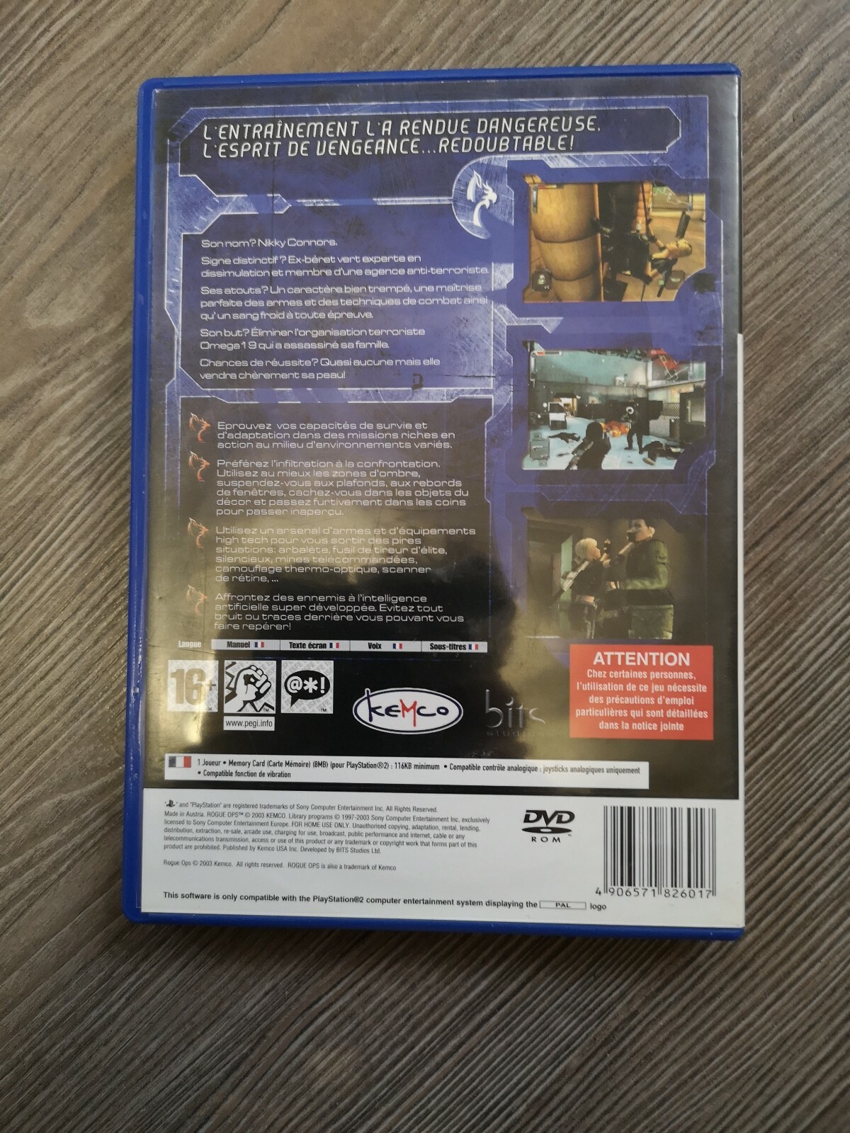 Jeu Enter The Matrix - Sony PlayStation 2 - Complet - Très Bon état
