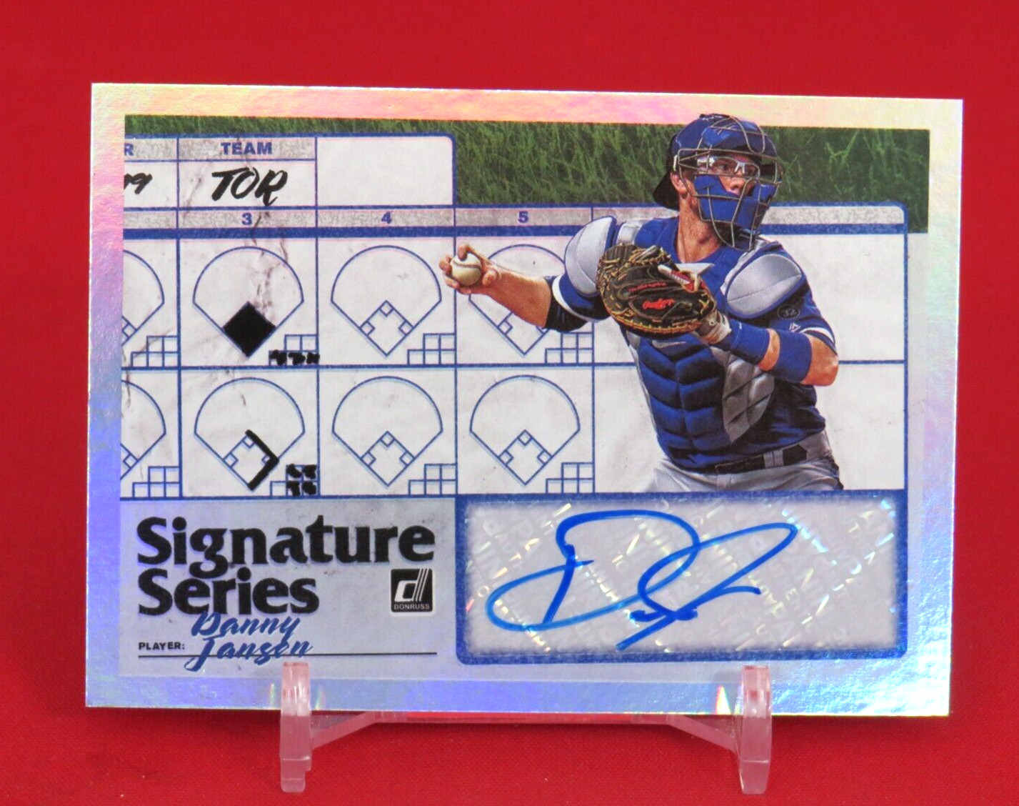 Danny Jansen #SS-DJ Baseball Cards 2019 Panini Donruss Signature Series trading card — raw and PSA graded price guide