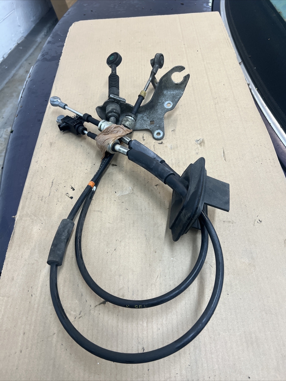 FIAT 500 GEAR SELECTOR CABLES LINKAGES 1.2 PETROL 5 SPEED MANUAL 2007