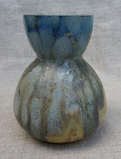 PETIT VASE PANSU EN GRÈS FLAMMÉ SIGNÉ CHARLES GREBER