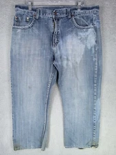 Flypaper Mens 38x30 (38x25 Actual) Bootcut Jeans - Staining & Significant Wear