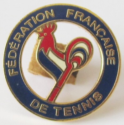   Pin's FRANZÖSISCHER TENNISHAHN FEDERATION Vintage SEHR SELTEN #5/11