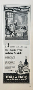 1940 Haig & Haig Scotch Liquor vintage ad Louisiana purchase was made