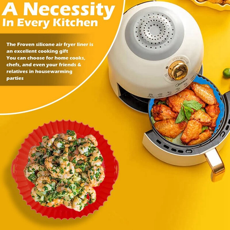 Silikon Air Fryer Liner Antihaft Backform Ofen Air Fryer Zubehör