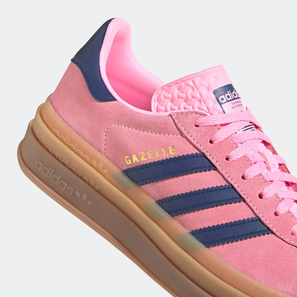 New Adidas Women's Gazelle Bold Shoes - Pink Glow / Victory New Adidas Women's Gazelle Bold Shoes - Pink Glow / Victory