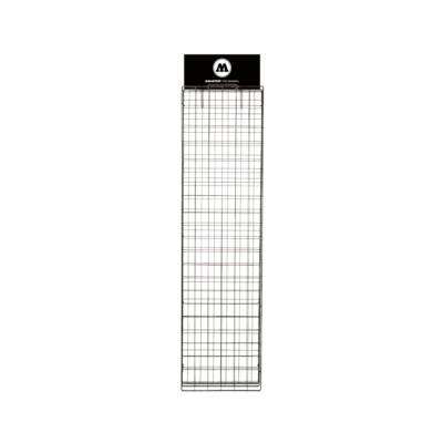 Molotow Spray Lack Gestell (fasst 132 Dosen) - leer schwarzes Metall Display Aufbewahrung