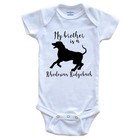 My Brother Is A Rhodesian Ridgeback Cute Dog Baby Bodysuit - Baby Bodysuit