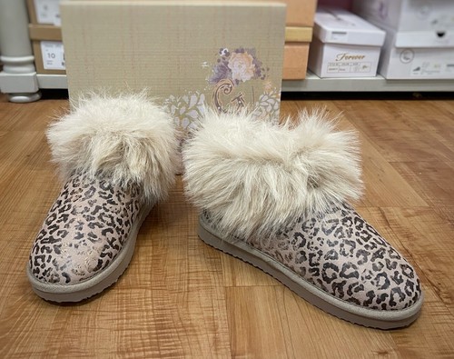 Very G Furry Booties Frost Taupe Größe 6 - Bild 7 von 9
