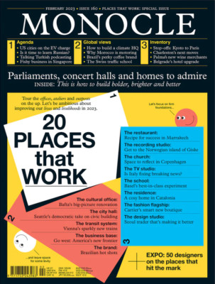 MONOCLE MAGAZINE | ISSUE 160 FEB 2023 | 20 PLACES THAT WORK