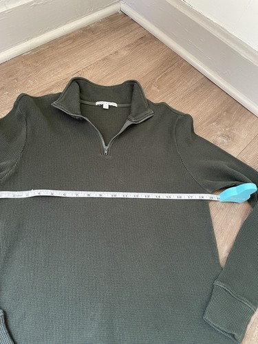 Threads 4 Thought 1/4 zip waffle knit pullover ~ organic cotton ~ men’s size M - Picture 9 of 10