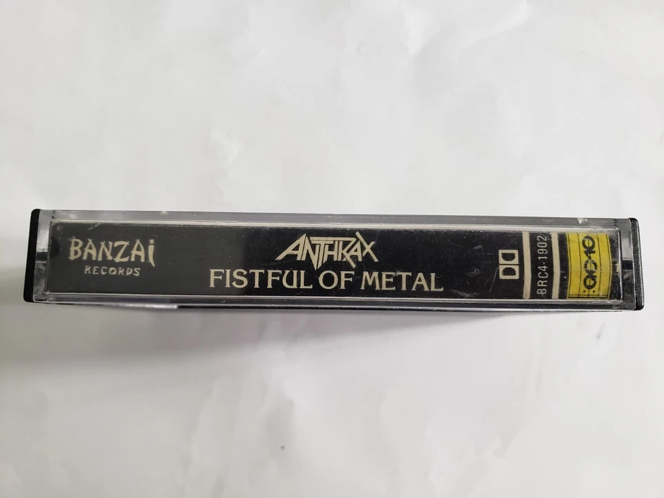 Anthrax – Fistful Of Metal - Banzai Cassette Tape 1984 - BRC4 1902 - Image 3 of 4