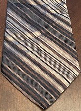 Vintage Murano 100% Silk Men’s Neck Tie Made In Usa Extra Long