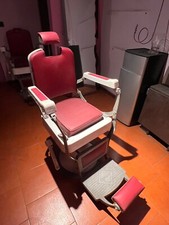 3 Poltrone da barbiere vintage Pietranera
