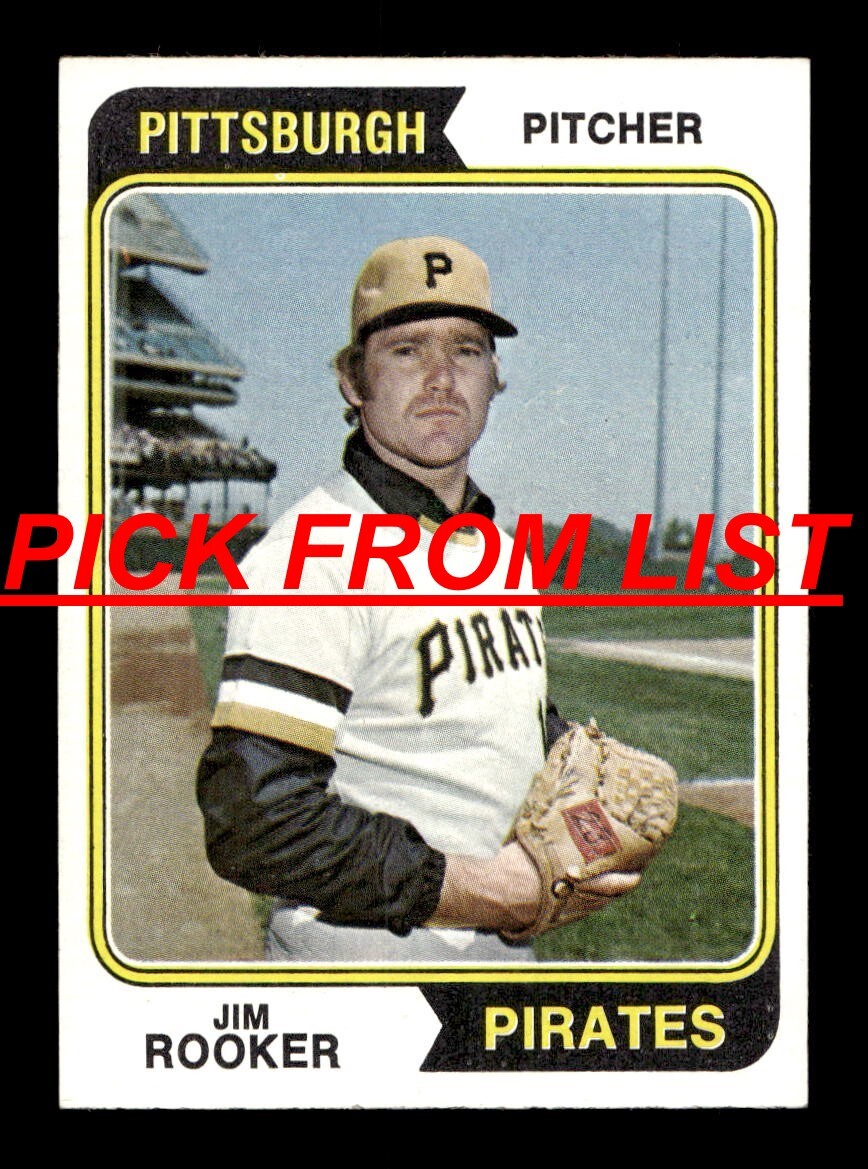 1974 Topps 233-447 EX/EX-MT Pick From List All PICTURED rr1