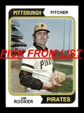 1974 Topps 233-447 EX/EX-MT Pick From List All PICTURED rr1