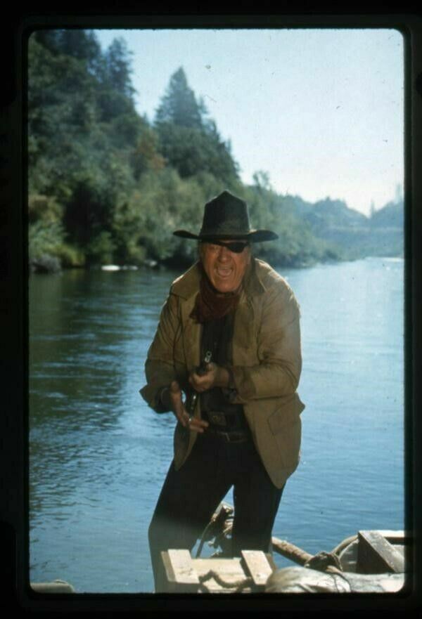 John Wayne shotgun Rooster Cogburn Vintage Photo Agency Duplicate