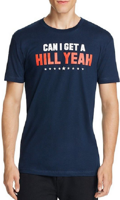 Kid Dangerous Mens Hill Yeah Graphic Tee in Navy Size L
