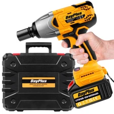 2024 Cordless Impact Wrench 1/2" 1800Nm Brushless Drill 3 Speed + Free Case