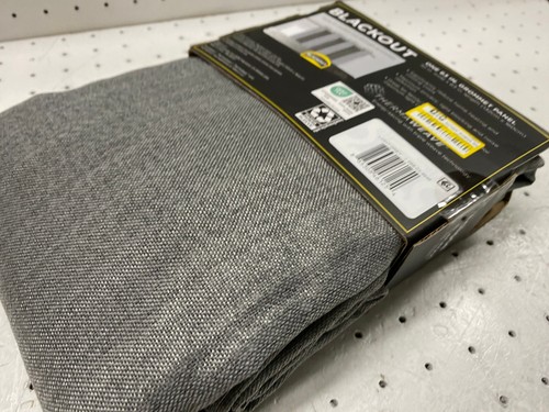 Eclipse Blackout One Grommet Panel Light Grey 52 in x 63 in - Picture 6 of 10