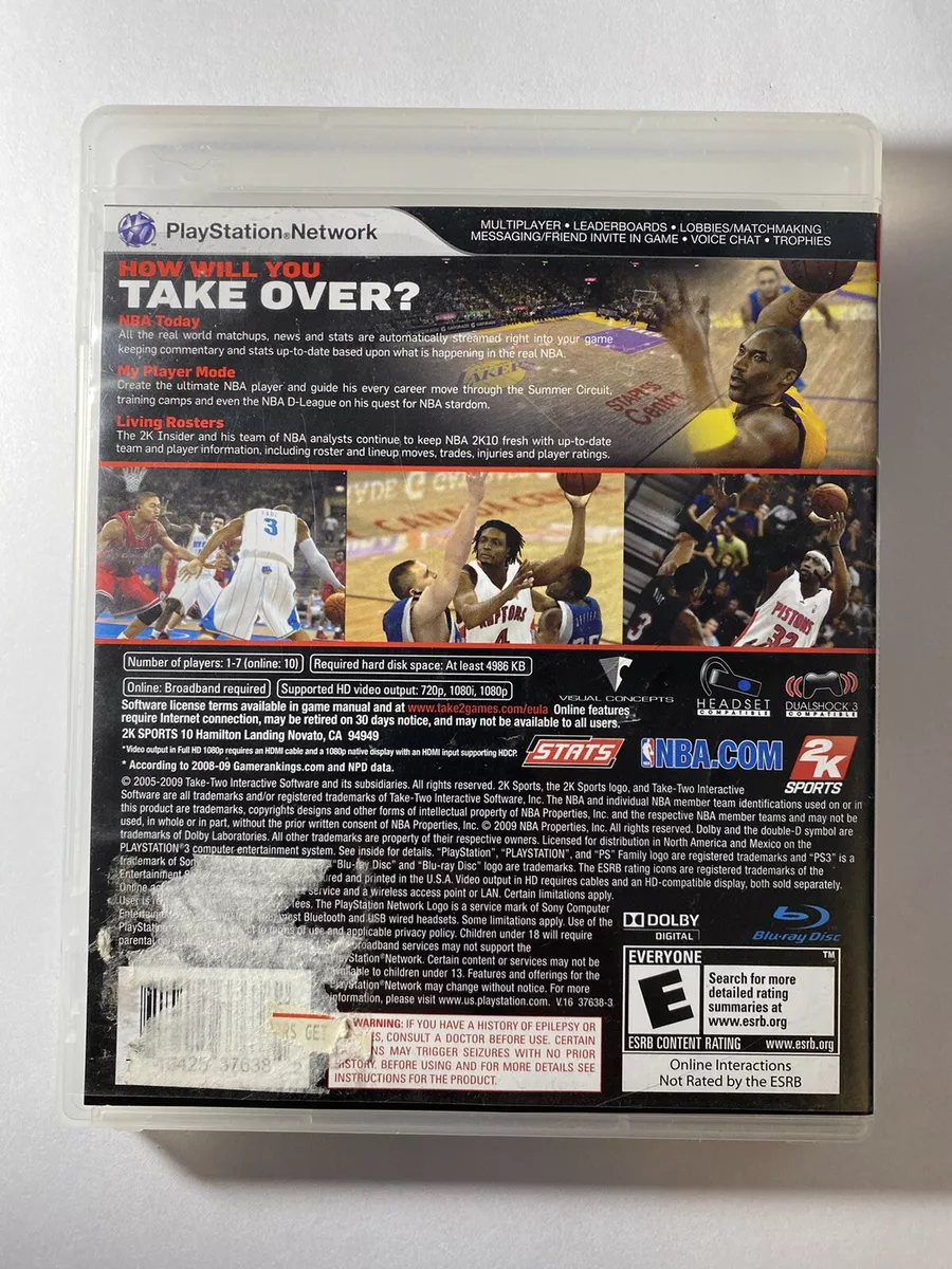 NBA 2K10 - Playstation 3 (Renewed)