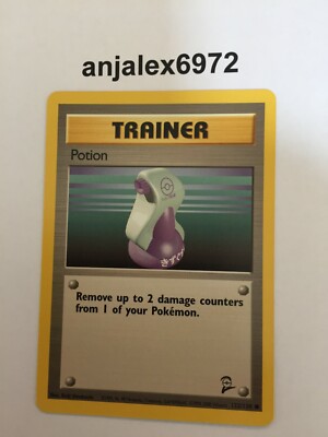 TOP Pokemon Karten 2.Generation Base Set Potion 121/130 NEAR MINT