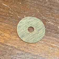 Disco de válvula fenólica para piano de 1 jugador 13/16" OD, 11/64" ID, 1/32" de grosor, círculo