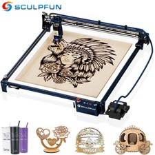 SCULPFUN S30 Ultra 11W CNC Laser Engraver 600x600mm w Air Assist Kit BT USB O5I0