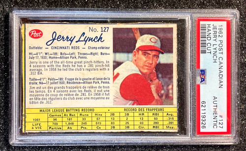 1962 Jerry Lynch #127
