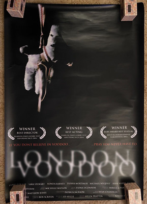 ROLLED LONDON VOODOO 2004 MOVIE POSTER 23x33 HORROR DOUG COCKLE SARA STEWART