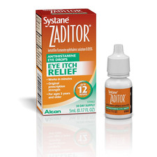 Eye Zaditor drops Systane Antihistamine relief itch 5ml allergy bottles oz 0.17