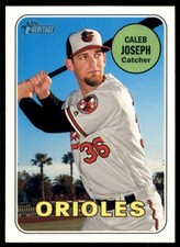 2018 Topps Heritage #223 Caleb Joseph