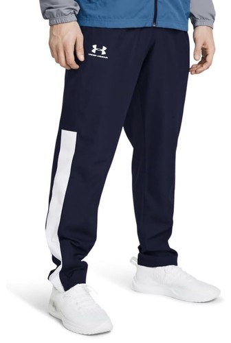 NEW MENS UNDER ARMOUR NAVY BLUE VITAL WOVEN SWEATPANTS W/WHITE ACCENTS SIZE 3XL