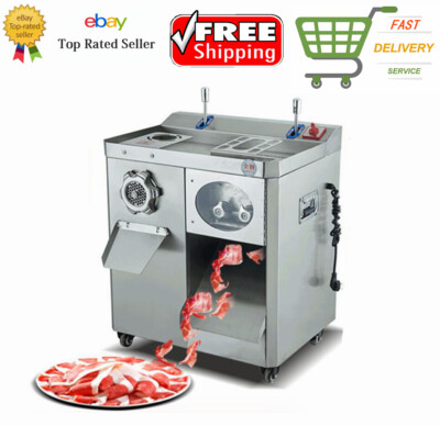  220V Commercial Automatic Meat Slicer 2200W Electric Deli Meat Bread Slicer