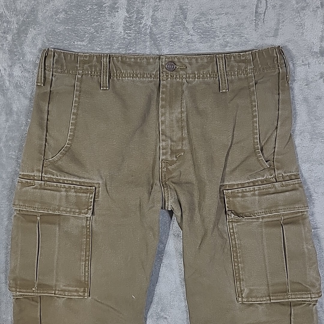 Levis Cargo Pants Mens Army Olive Green 34x29 eBay