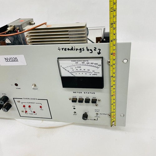 Equipo de transmisión Probador de alto voltaje Energy Onix 0-1200 vatios 0-120 voltios Dial - Imagen 20 de 21