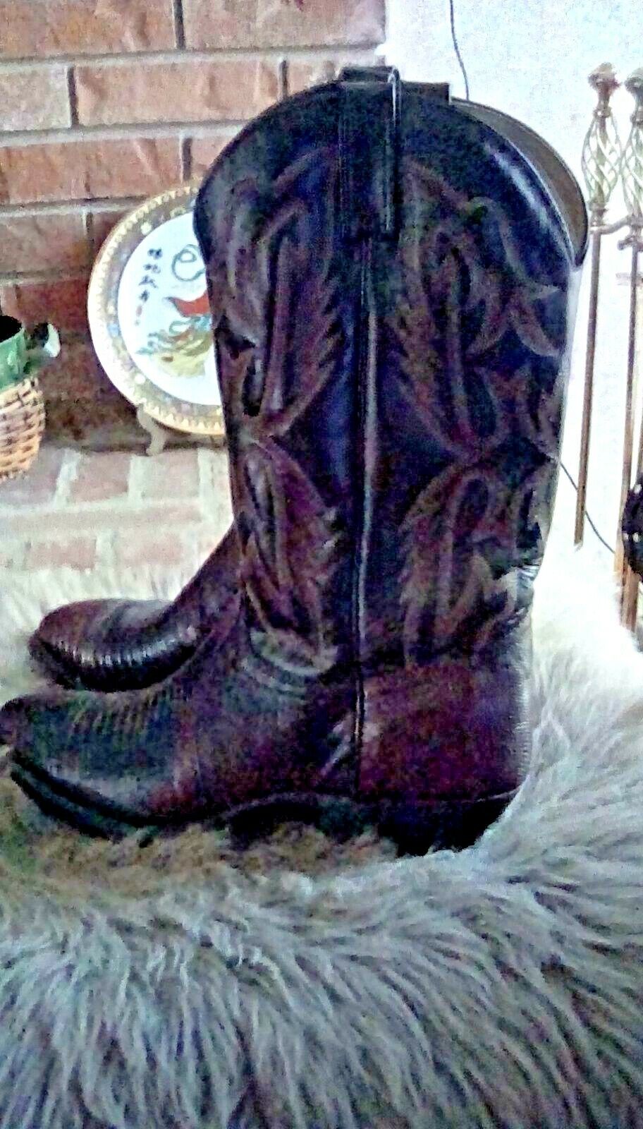 Texas Boots Made in USA Cowboy Boots Mens 8/Women… - image 5