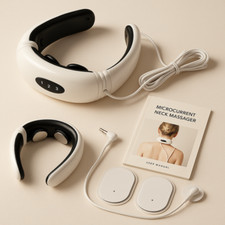 Electric Neck Massager Pulse Therapy Device   Magnetic Muscle Relaxer with Fast