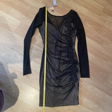 Lipsy Dress Size8 Black Evening Dress