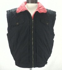 Edelweiss Ski Vtg Womens Winter Vest Jacket Aztec Southwestern Black Red L/xl