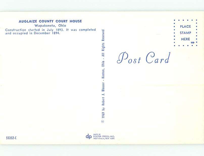 Unused Pre1980 COURT HOUSE Ohio OH make an offer n4261 eBay