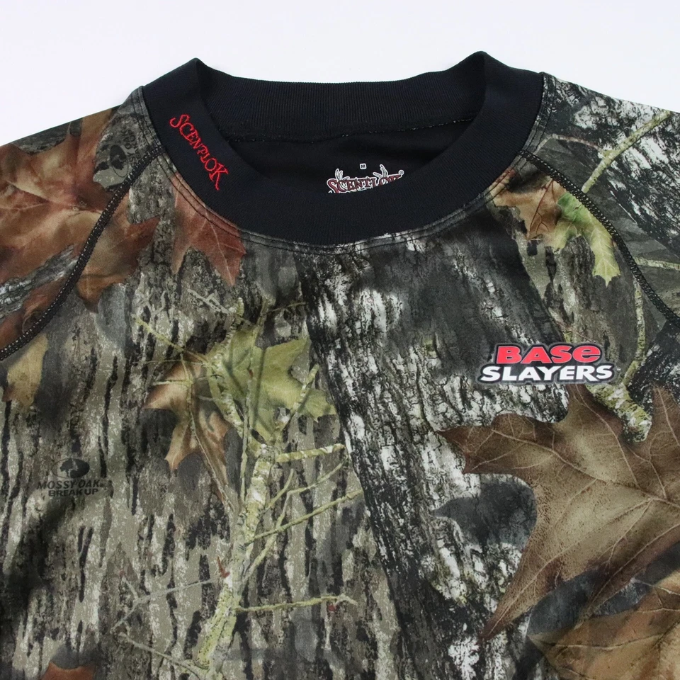 Scentlok Base Slayers Realtree Camouflage Crewneck Long Sleeve Shirt Men's M - Image 2 of 4