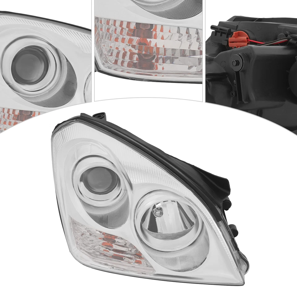 RH Halogen Headlight Right Passenger Side Headlamp Fit For 2007-2008 Kia Optima Foto 3 de 4