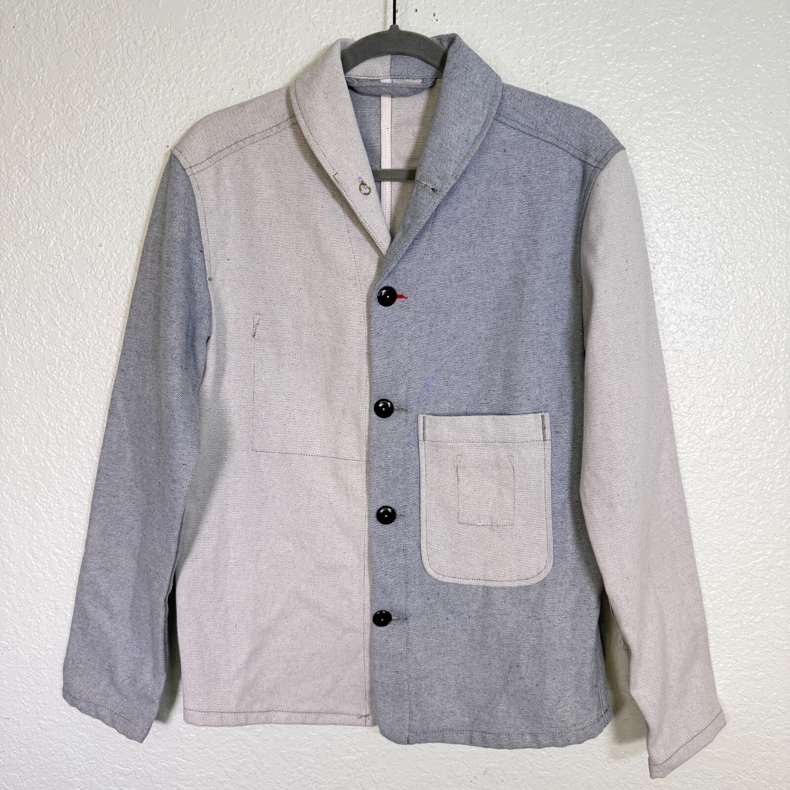 Imperfects Shepards Jacket Mens Patchwork Mix Den… - image 1